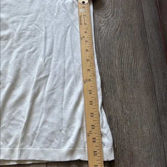 Chico's Off-White Ribbed Turtleneck - Picture 7 of 7